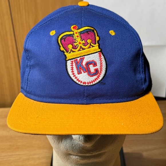 Vintage Kansas City Monarchs Negro League Baseball Snapback Hat Cap USA - Picture 1 of 7